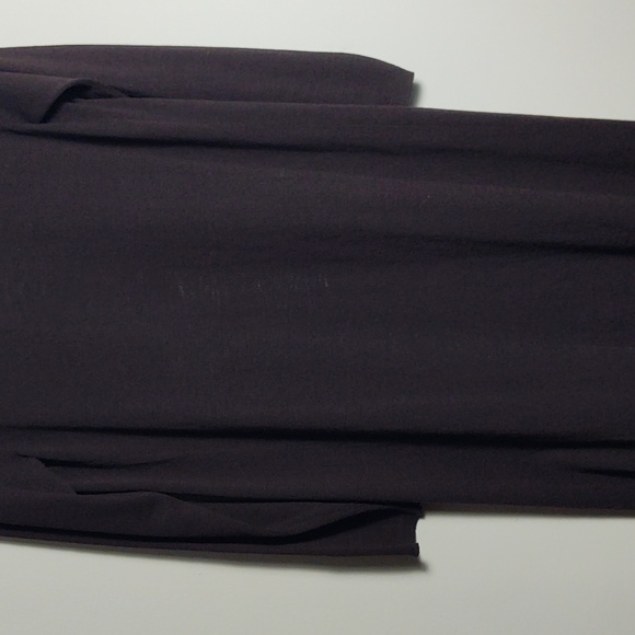 EILEEN FISHER Women's Open Front Long 100% Wool Dark Brown Cardigan Size XSmall - Picture 10 of 16